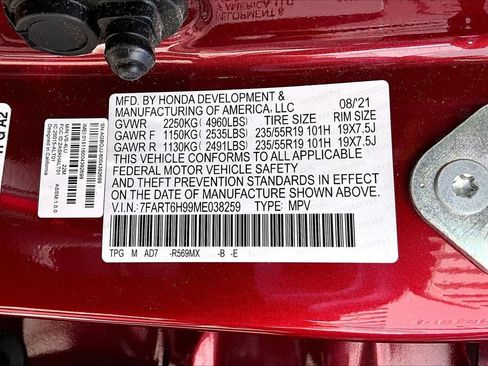 Used 2021 Honda CR-V Touring image 16