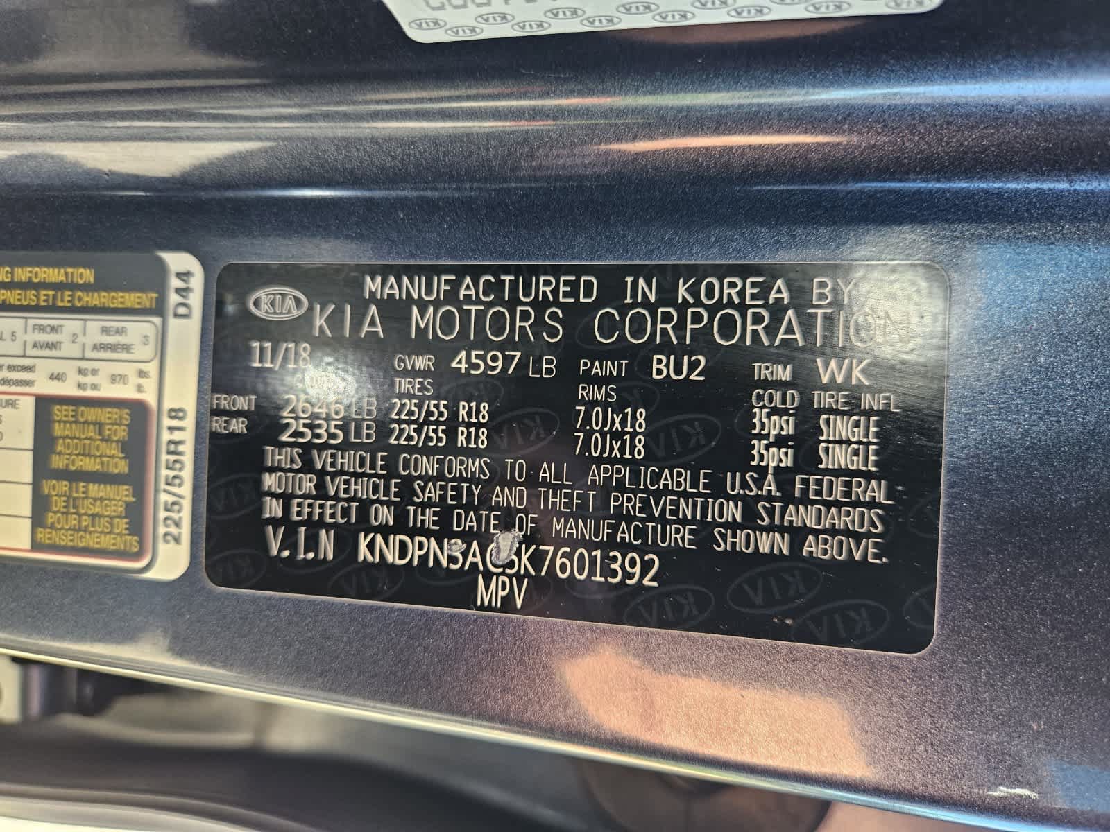 Used 2019 Kia Sportage EX FWD image 32