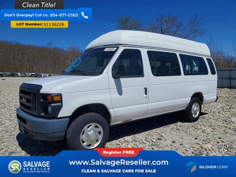 Used 2013 Ford E-350 and Econoline 350 Extended Super Duty w/ PWR Group RWD image 1