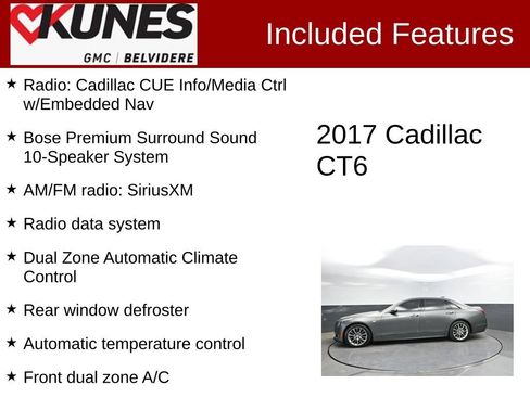 Used 2017 Cadillac CT6 Luxury AWD/4WD image 2