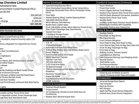 Used 2022 Jeep Cherokee Limited image 34