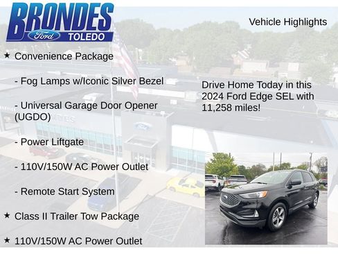 Used 2024 Ford Edge SEL w/ Convenience Package AWD/4WD image 12