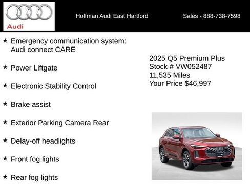 Certified 2025 Audi Q5 Premium w/ Premium Plus AWD/4WD image 30