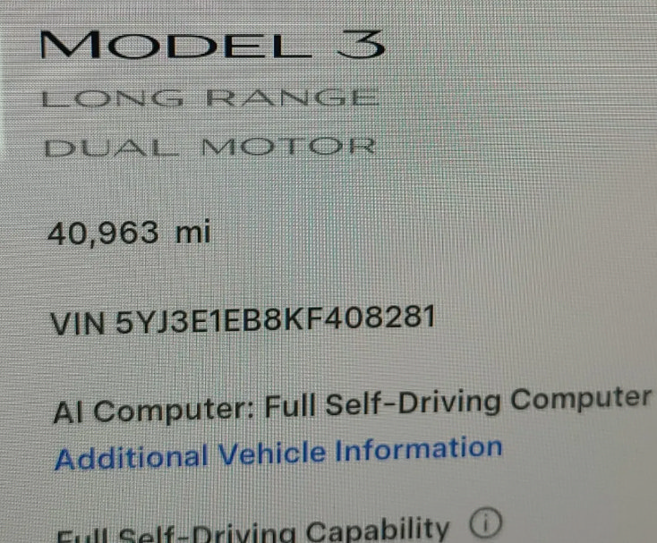 Used 2019 Tesla Model 3 Long Range AWD/4WD image 3