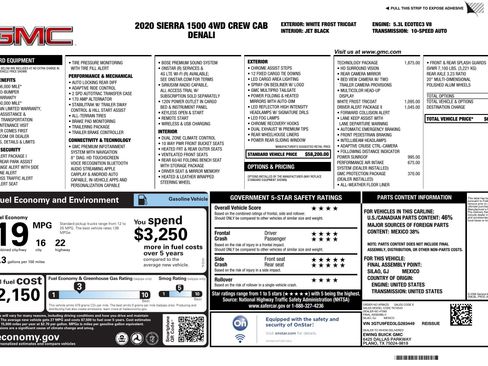 Used 2020 GMC Sierra 1500 Denali w/ Technology Package image 2