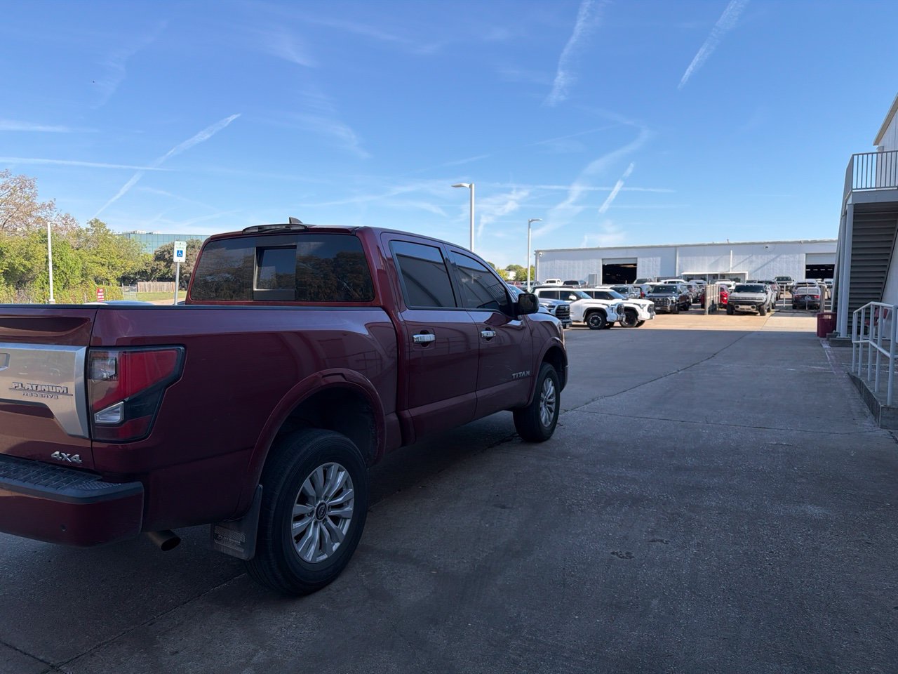 Used 2023 Nissan Titan Platinum Reserve w/ Moonroof Package AWD/4WD image 3