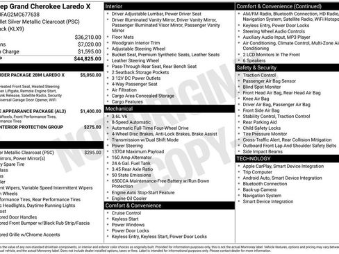 Used 2021 Jeep Grand Cherokee Laredo X image 2