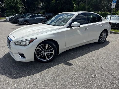 Used 2022 INFINITI Q50 Luxe w/ Cargo Package RWD image 3