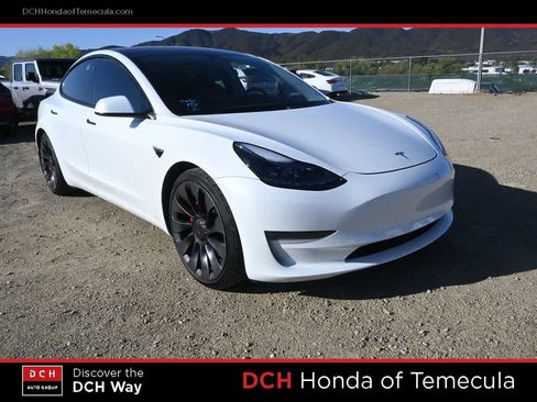 Used 2021 Tesla Model 3 Performance AWD/4WD image 3