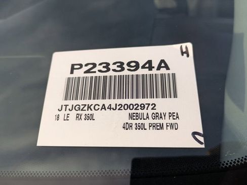 Used 2018 Lexus RX 350L FWD image 38