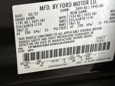 Used 2022 Ford Explorer 4WD image 27