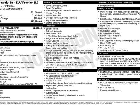 Certified 2023 Chevrolet Bolt EUV Premier w/ Sun & Sound Package image 11