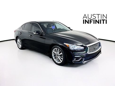 Certified 2021 INFINITI Q50 Luxe w/ Cargo Package AWD/4WD image 1