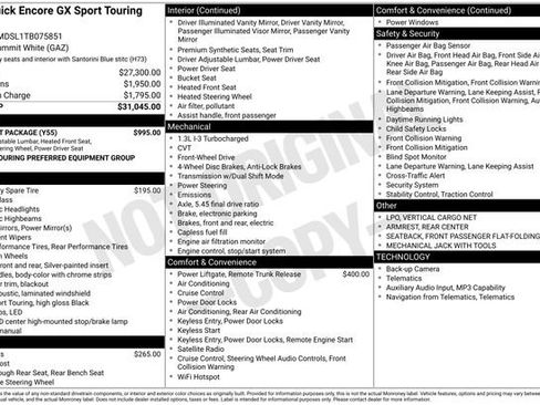 New 2026 Buick Encore GX Sport Touring w/ Comfort Package image 25
