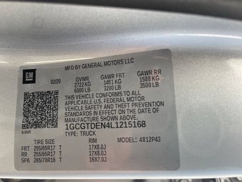 Used 2020 Chevrolet Colorado Z71 AWD/4WD image 33