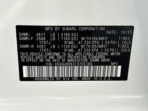 Certified 2026 Subaru Crosstrek 2.5i Premium AWD/4WD image 29
