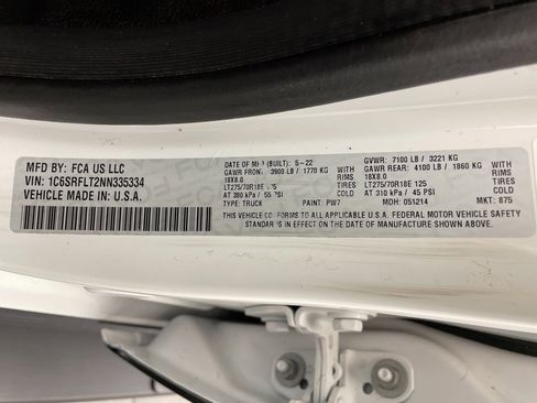 Certified 2022 RAM 1500 Rebel w/ Rebel Level 2 Equipment Group image 33