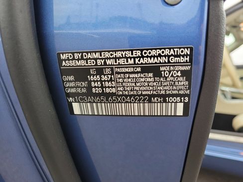 Used 2005 Chrysler Crossfire Limited RWD image 25