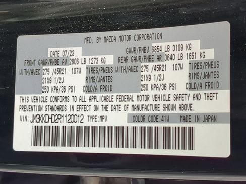 Used 2024 MAZDA CX-90 3.3 Turbo w/ Premium Package image 38