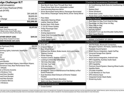 Used 2023 Dodge Challenger R/T w/ T/A Package RWD image 28