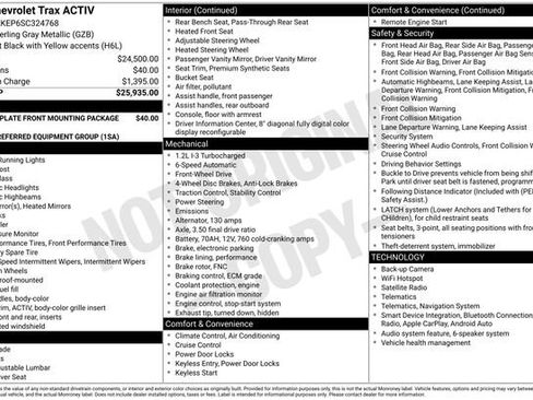 Used 2025 Chevrolet Trax ACTIV FWD image 25