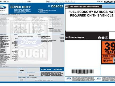 Used 2016 Ford F350 Lariat w/ Lariat Ultimate Package image 36