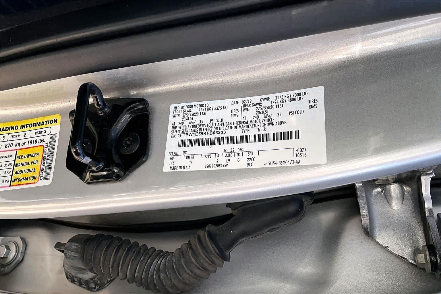 Used 2019 Ford F150 XL w/ Equipment Group 101A Mid AWD/4WD image 34