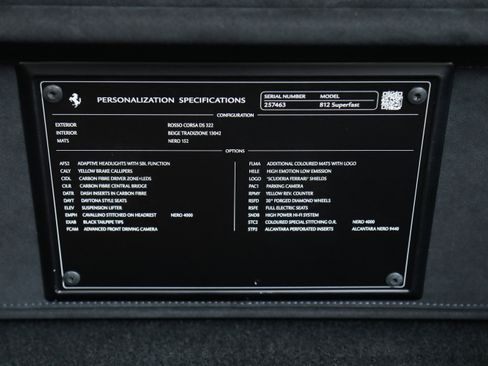 Certified 2020 Ferrari 812 Superfast image 33