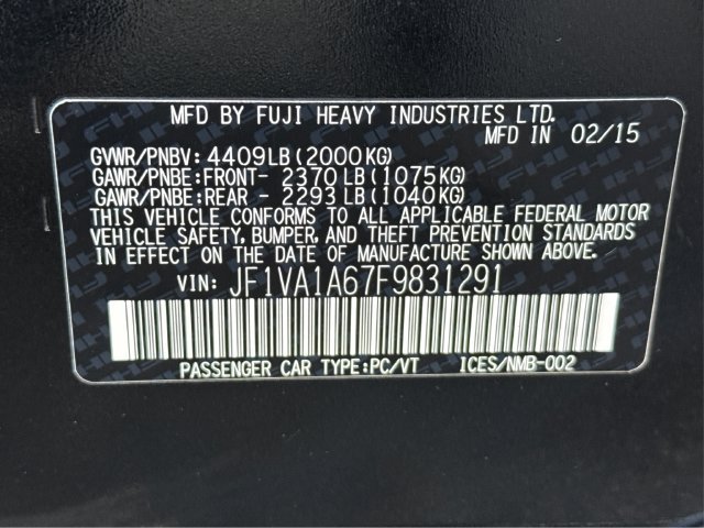 Used 2015 Subaru WRX AWD/4WD image 24