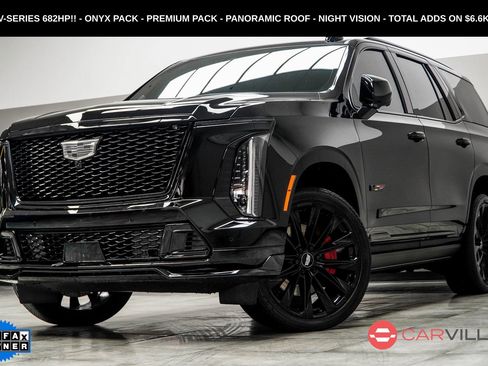 Used 2025 Cadillac Escalade V w/ LPO, ONYX Package AWD/4WD image 1