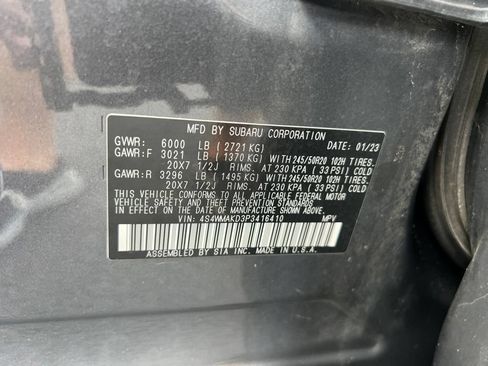 Used 2023 Subaru Ascent Onyx Edition Limited AWD/4WD image 34