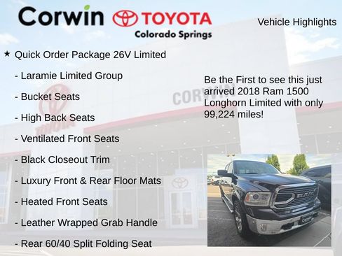 Used 2018 RAM 1500 Limited AWD/4WD image 4