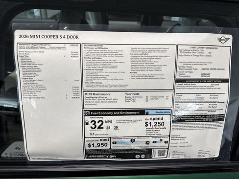 New 2026 MINI Cooper S FWD image 27