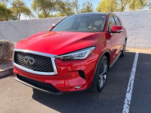 Certified 2021 INFINITI QX50 Autograph w/ Premium White Leather Package FWD image 1