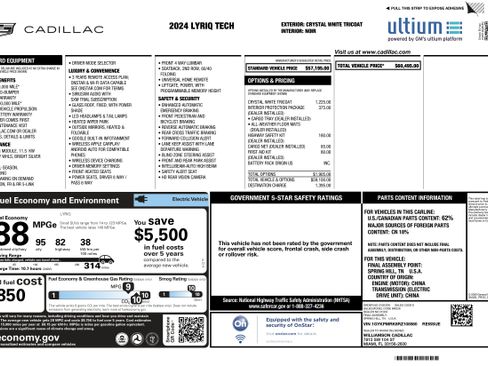Used 2024 Cadillac Lyriq Tech image 2