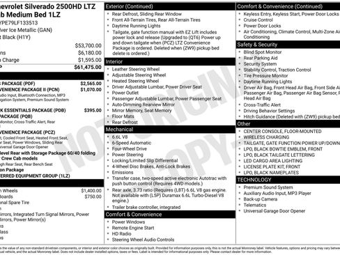 Used 2020 Chevrolet Silverado 2500 LTZ w/ LTZ Plus Package image 3