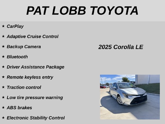 Used 2025 Toyota Corolla LE FWD image 19