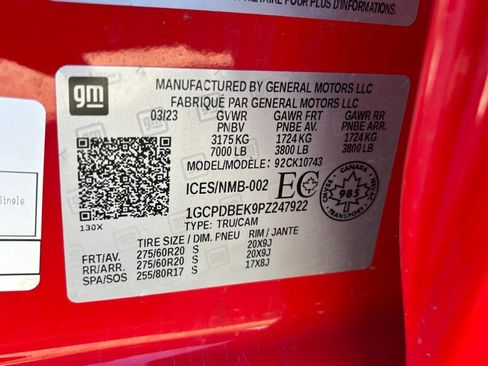 Used 2023 Chevrolet Silverado 1500 Custom image 24