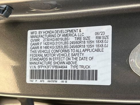 Used 2023 Honda Ridgeline RTL-E image 32