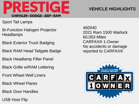Used 2021 RAM 1500 Classic Warlock w/ Electronics Group image 10
