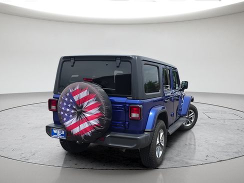 Used 2020 Jeep Wrangler Unlimited Sahara AWD/4WD image 4