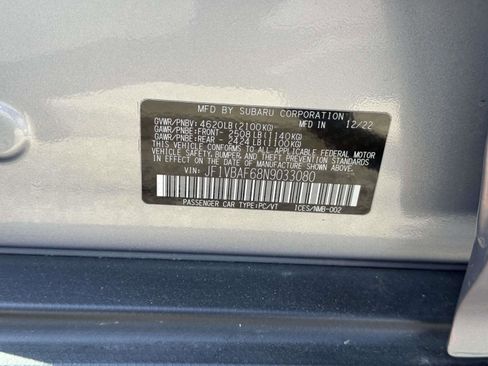 Used 2022 Subaru WRX Premium AWD/4WD image 15