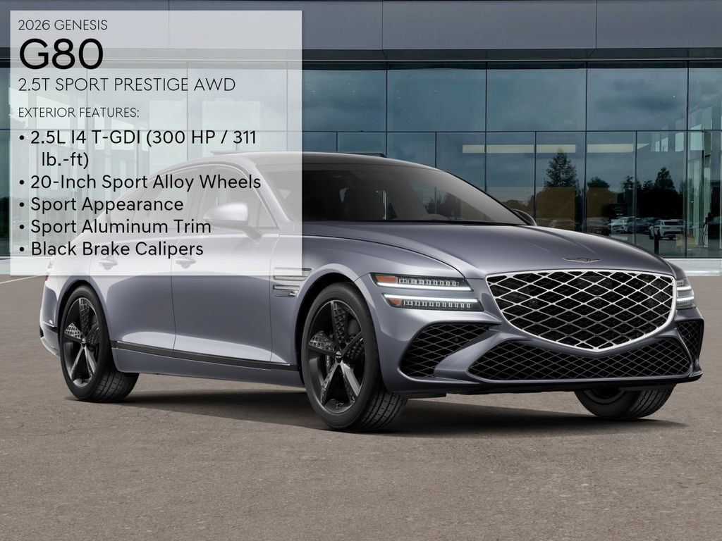 New 2026 Genesis G80 2.5T Sport Prestige AWD/4WD image 3