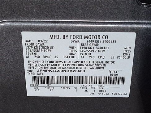 Used 2022 Ford Edge SE w/ Black Appearance Package AWD/4WD image 25