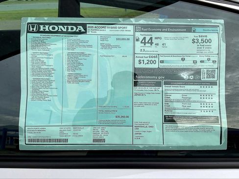 New 2025 Honda Accord Sport image 21