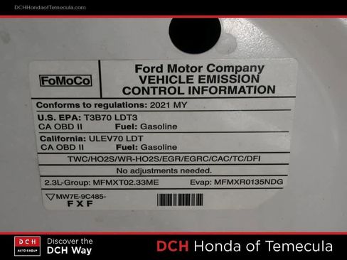 Used 2021 Ford Ranger XL w/ Equipment Group 101A High image 9