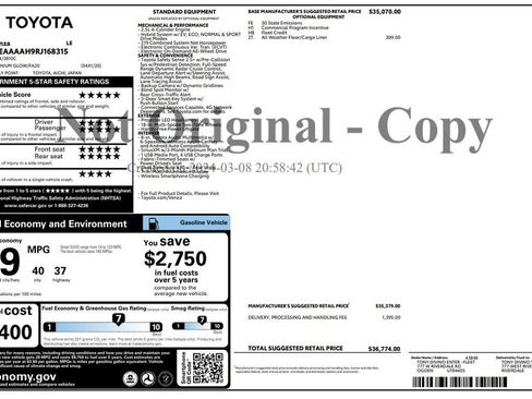 Used 2024 Toyota Venza LE AWD/4WD image 2