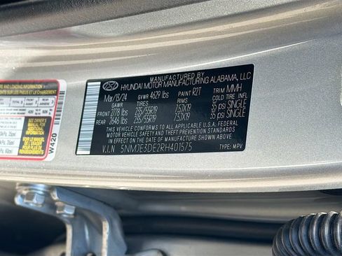 Certified 2024 Hyundai Tucson Limited FWD image 33