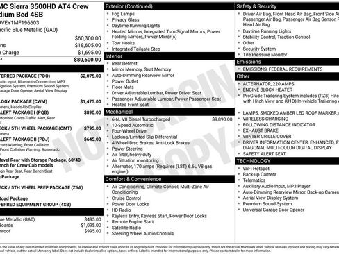 Used 2021 GMC Sierra 3500 AT4 w/ AT4 Preferred Package image 3