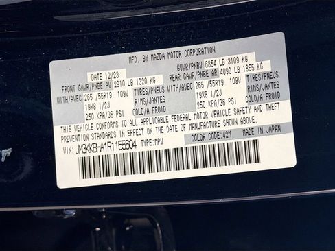Used 2024 MAZDA CX-90 Plug-In Hybrid w/ Preferred AWD/4WD image 38